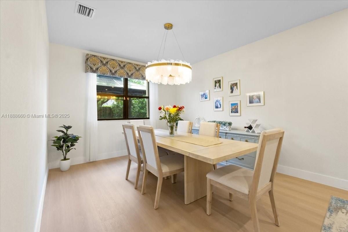 Chandelier, Dining room, Interior, Pendant Lights, Wood Texture Flooring