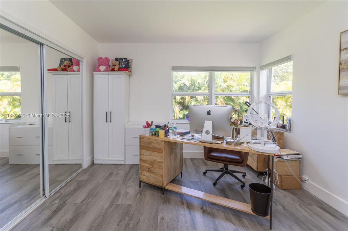 Home Office, Interior, Wood Texture Flooring