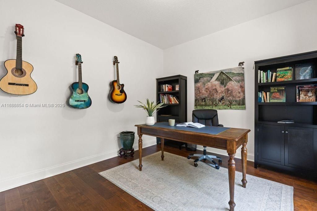 Home Office, Interior, Wood Texture Flooring