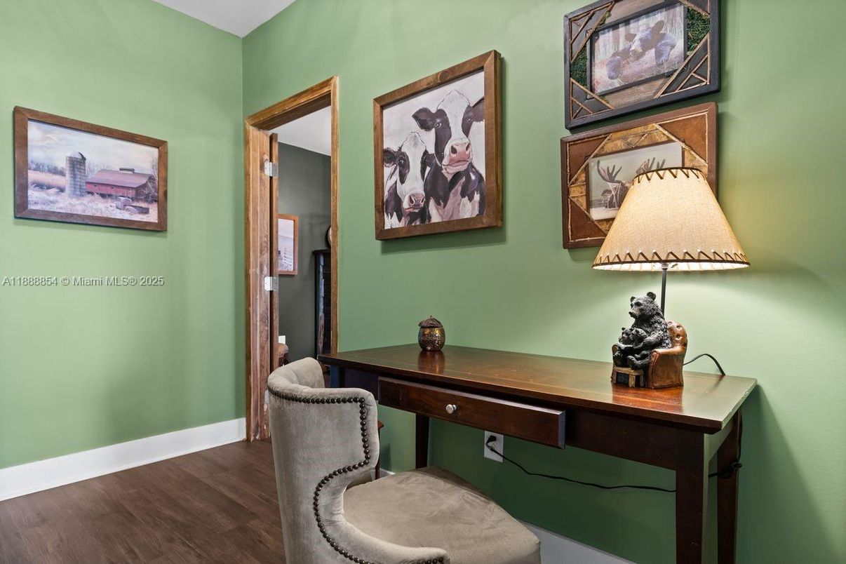 Home Office, Interior, Wood Texture Flooring