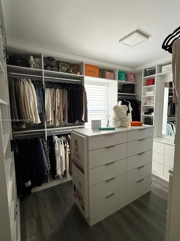 Interior, Walk-in Closets, Wood Texture Flooring