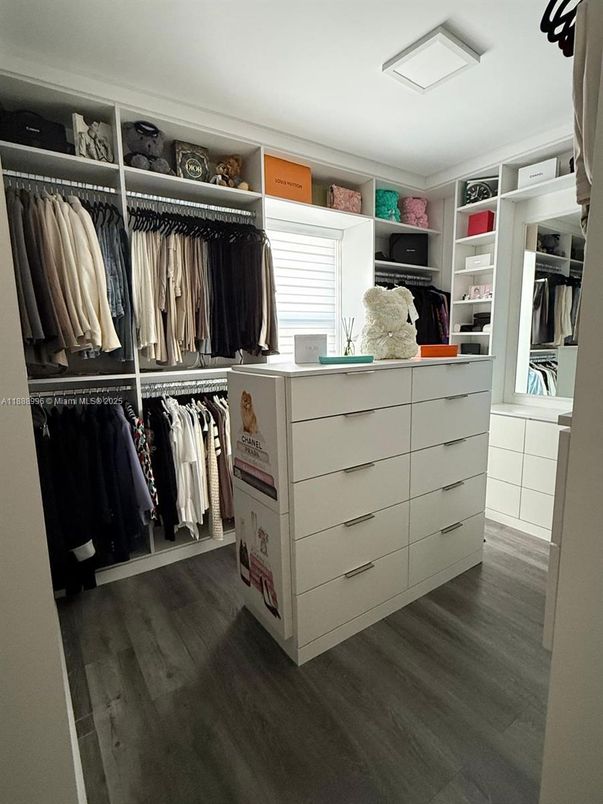 Interior, Walk-in Closets, Wood Texture Flooring