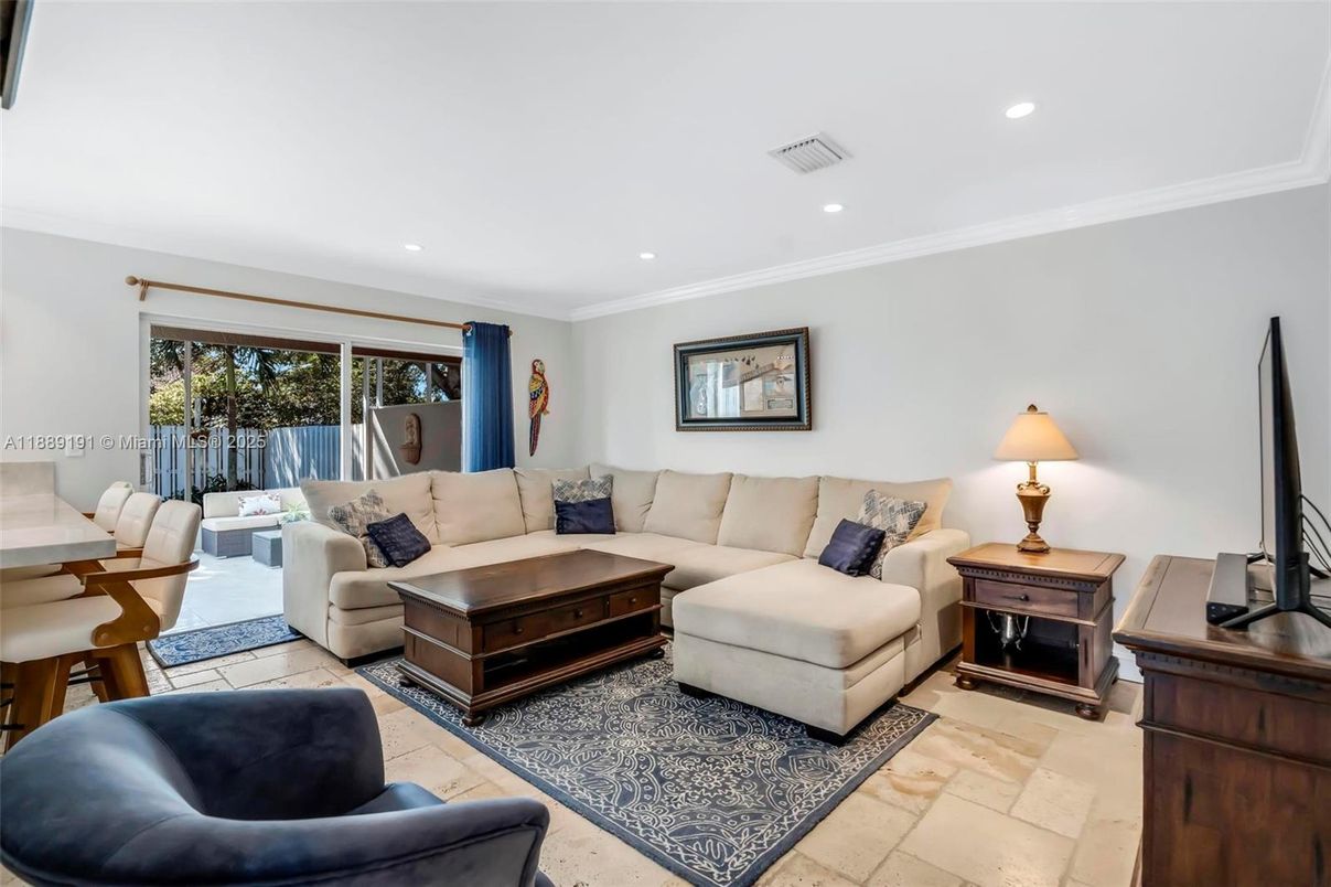 Interior, Living room, Recessed Lighting