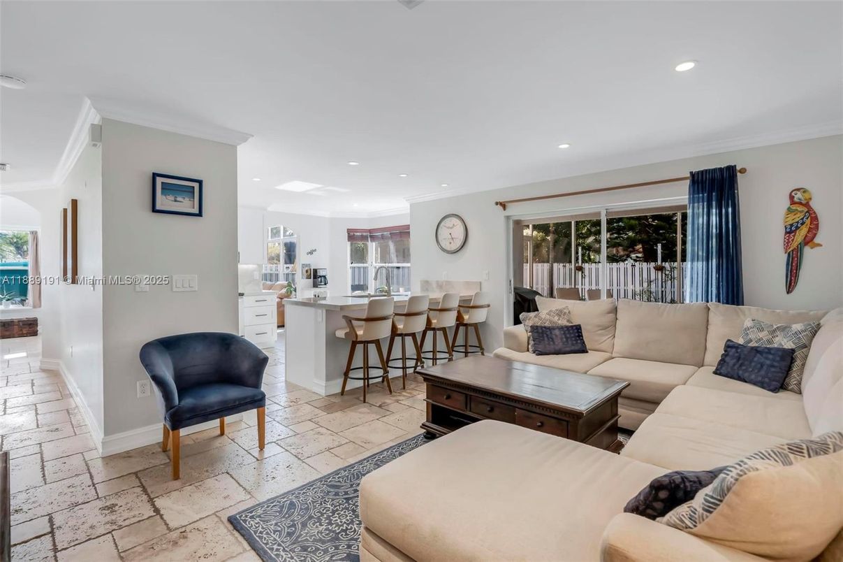 Interior, Kitchen, Living room, Recessed Lighting