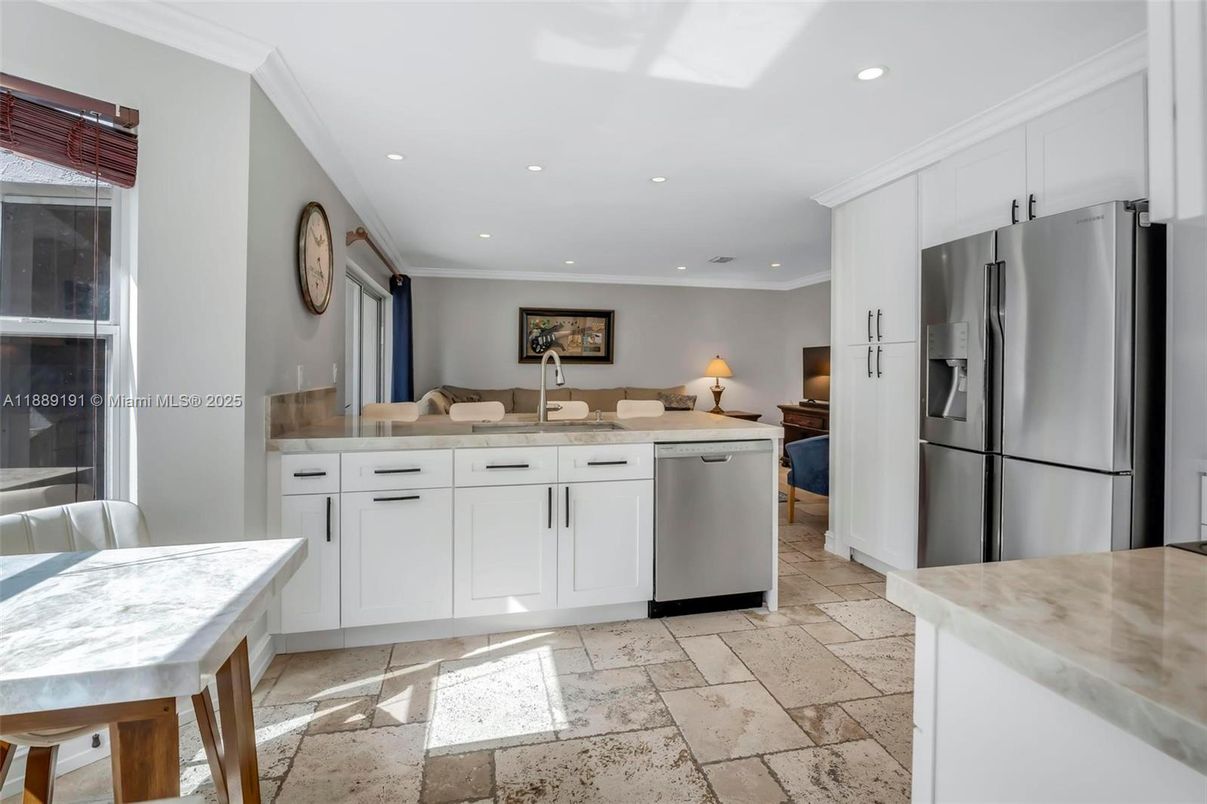 Interior, Kitchen, Recessed Lighting, Stainless Steel Appliances