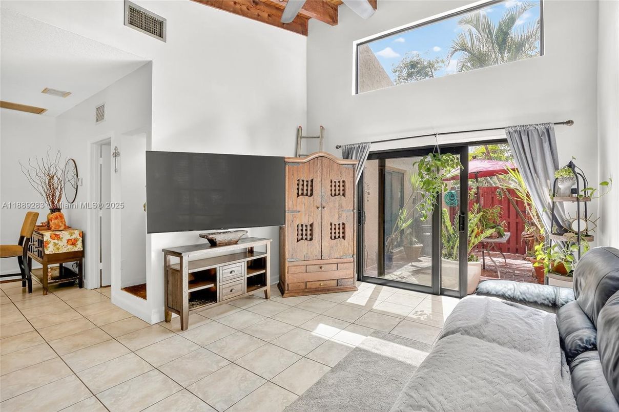 Interior, Living room, Wooden Beams