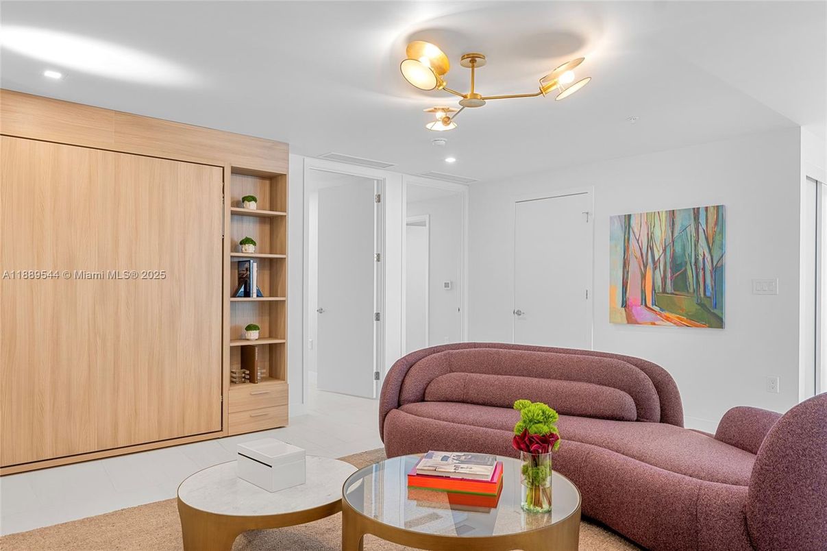 Interior, Living room, Recessed Lighting