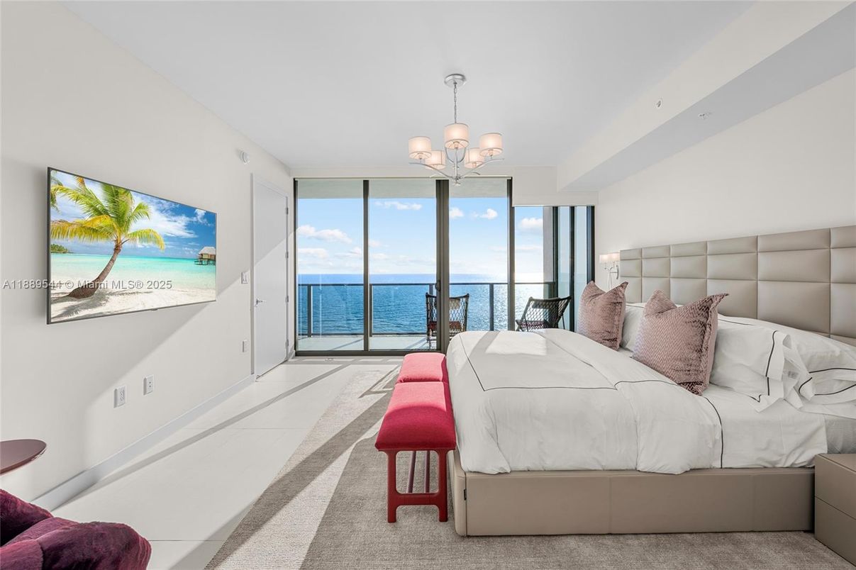 Bedroom, Chandelier, Interior, Water