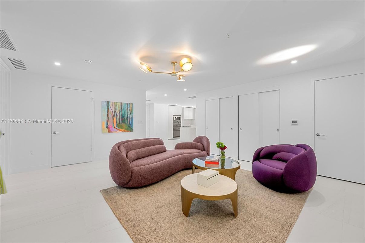 Interior, Living room, Recessed Lighting