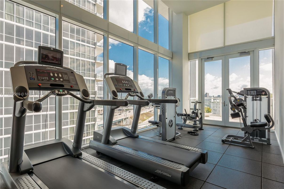 Fitness Equipment, Gym, Interior