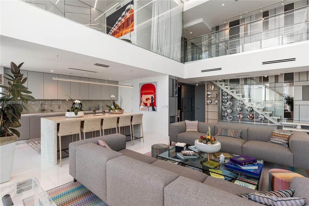 Interior, Kitchen, Living room, Pendant Lights, Recessed Lighting