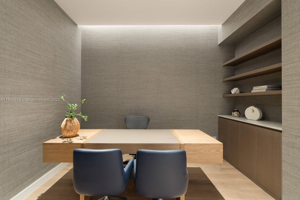 Home Office, Interior, Wood Texture Flooring