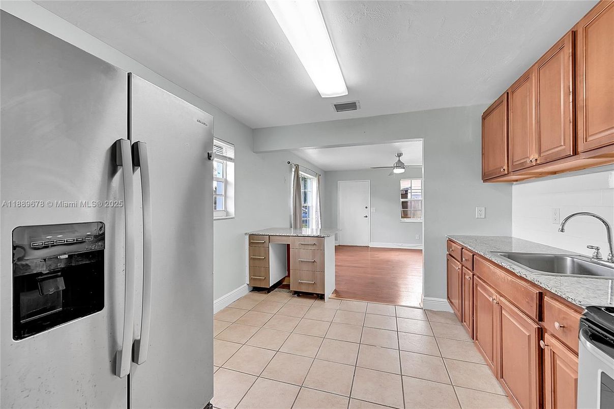 Interior, Kitchen, Wood Texture Flooring