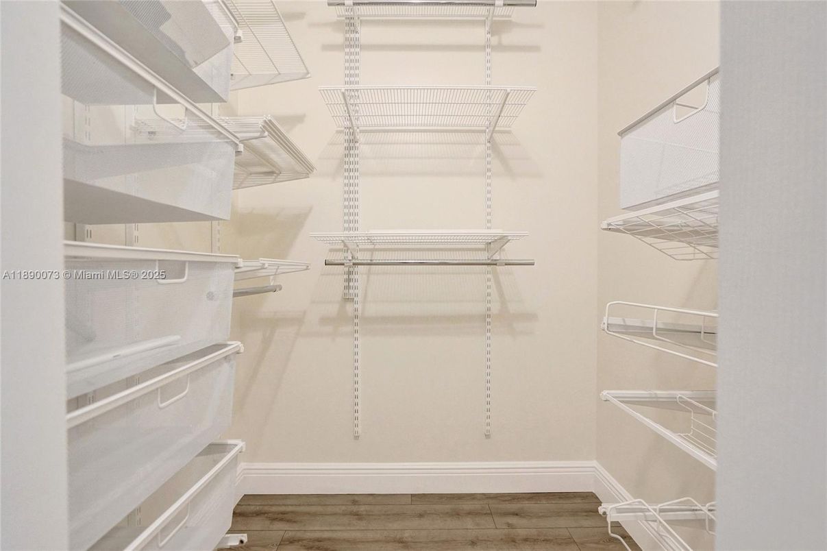 Interior, Walk-in Closets, Wood Texture Flooring