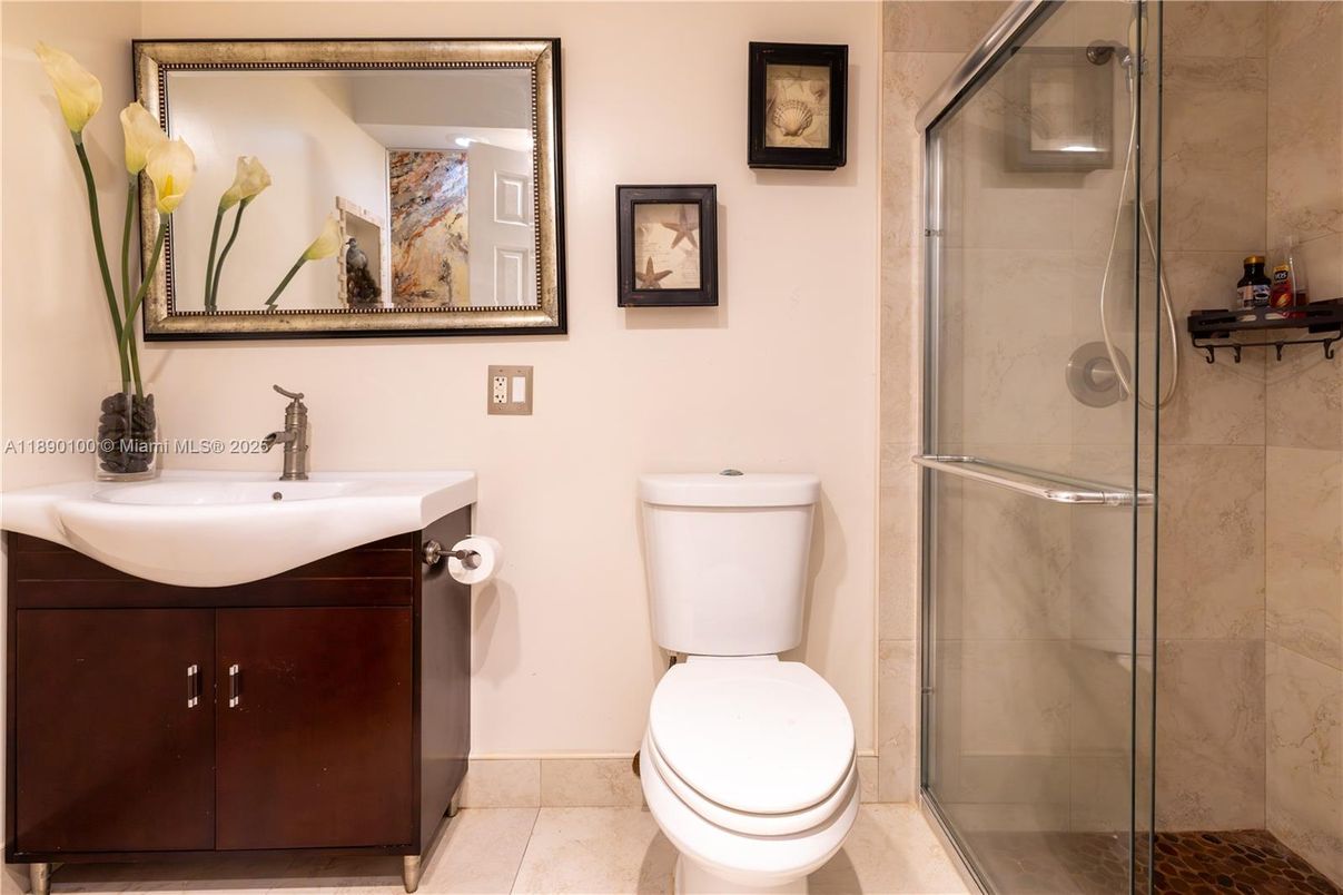 Bathroom, Glass Shower, Interior