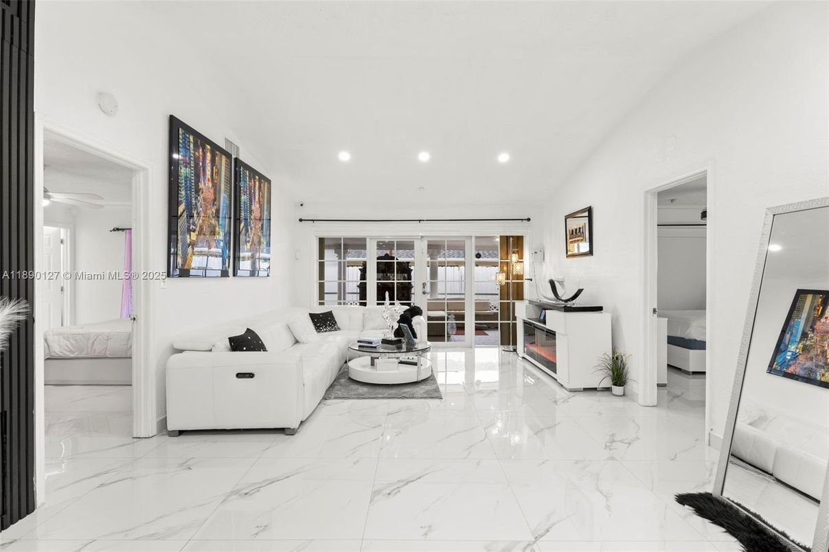 Interior, Living room, Marble, Recessed Lighting