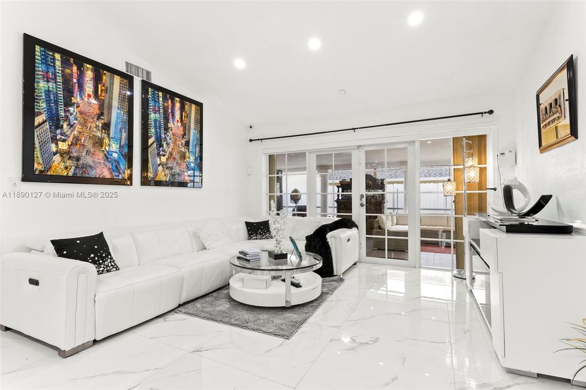 Interior, Living room, Marble, Recessed Lighting