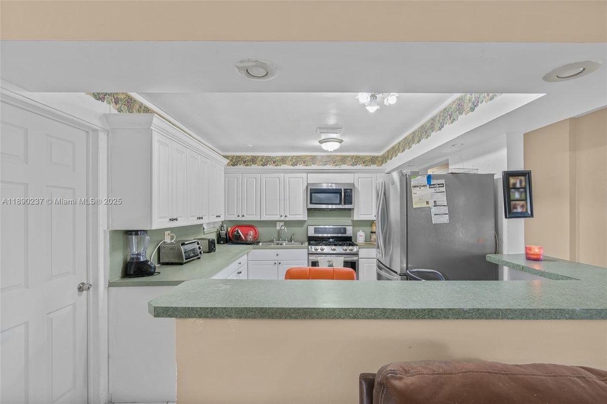 Interior, Kitchen, Recessed Lighting, Stainless Steel Appliances