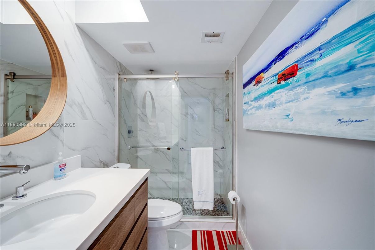 Bathroom, Interior, Marble Walls
