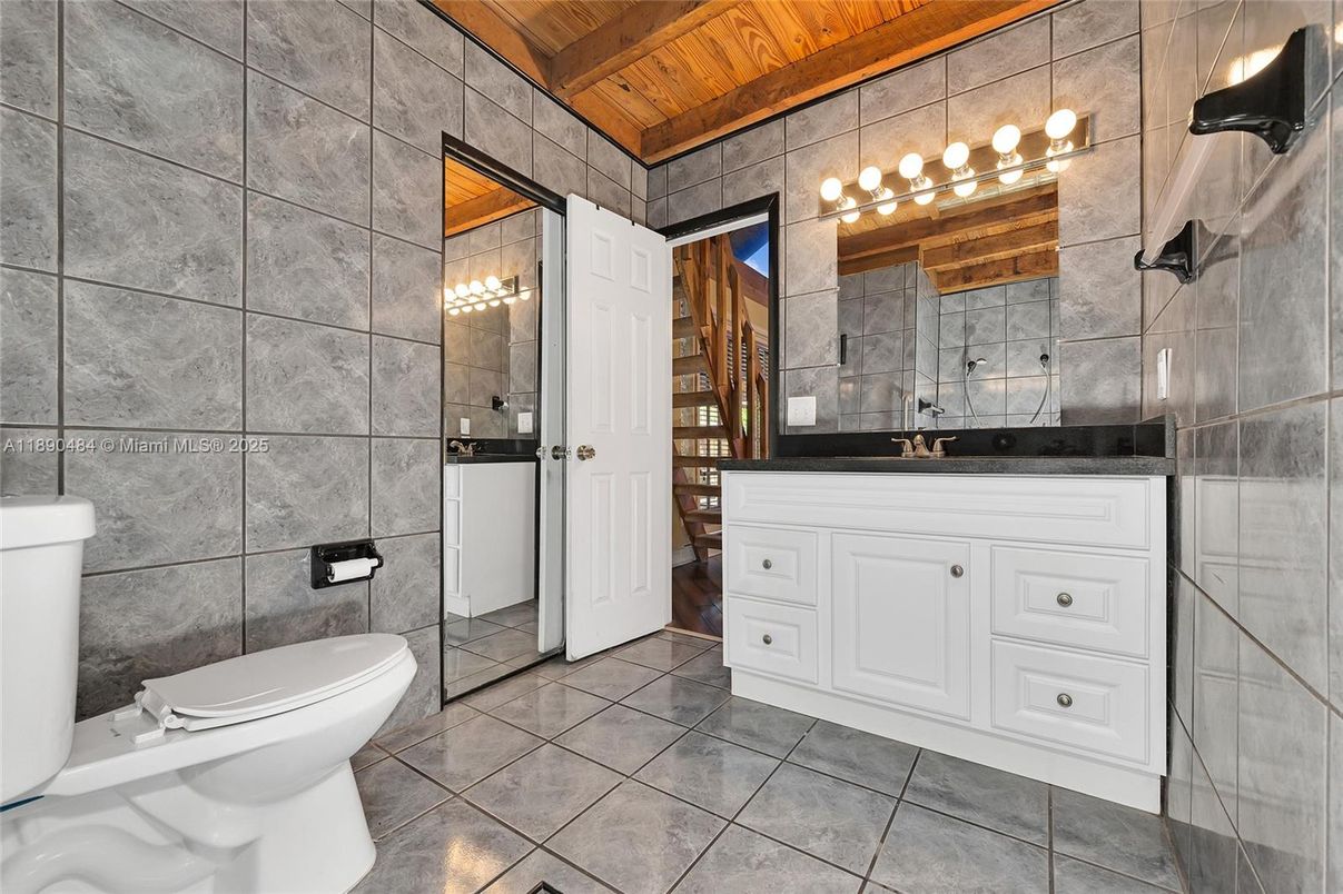 Bathroom, Interior, Wooden Ceilings