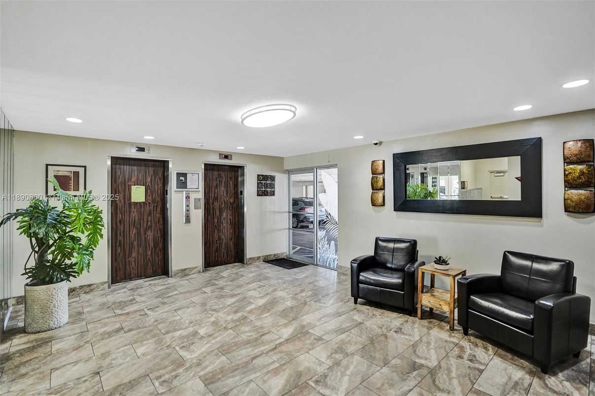 Elevator, Interior, Recessed Lighting