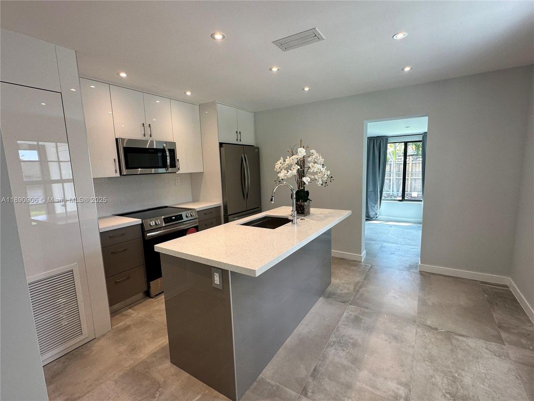 Interior, Kitchen, Recessed Lighting, Stainless Steel Appliances
