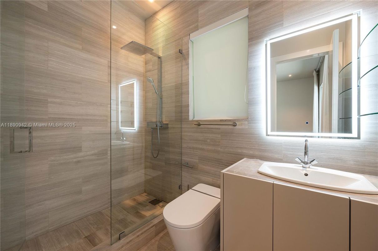 Bathroom, Glass Shower, Interior