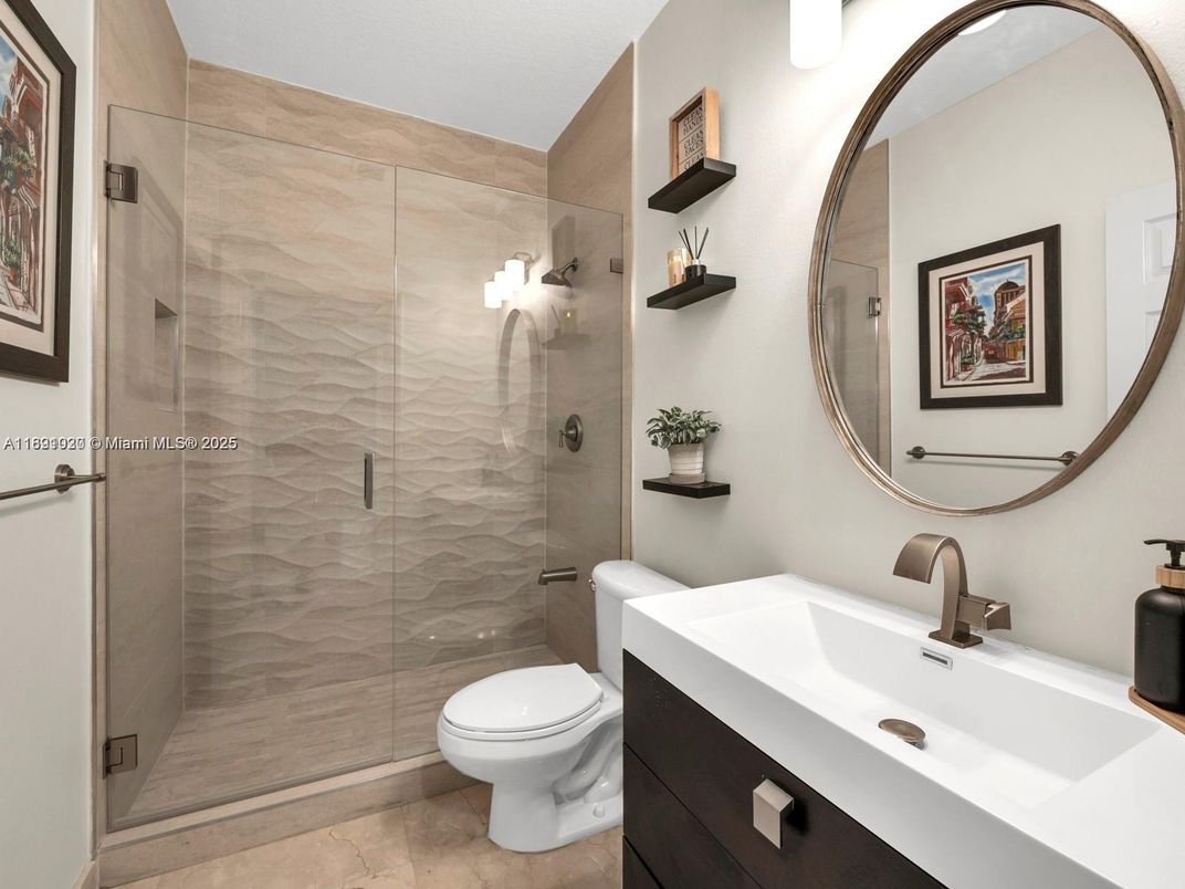 Bathroom, Glass Shower, Interior