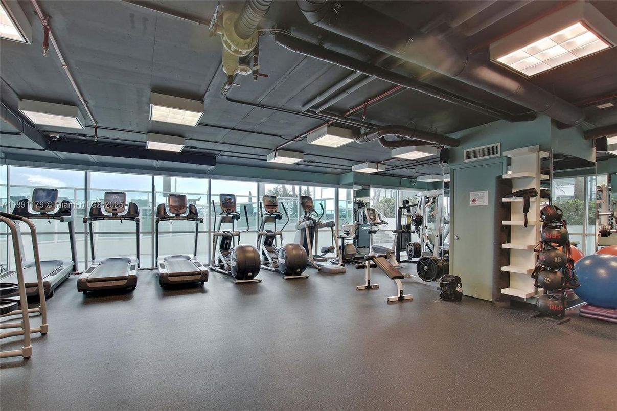 Fitness Equipment, Gym, Interior