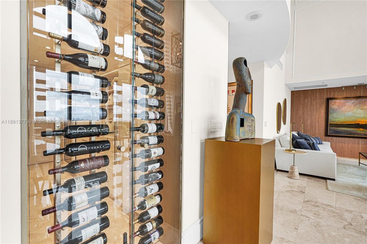 Interior, Living room, Wine Storage