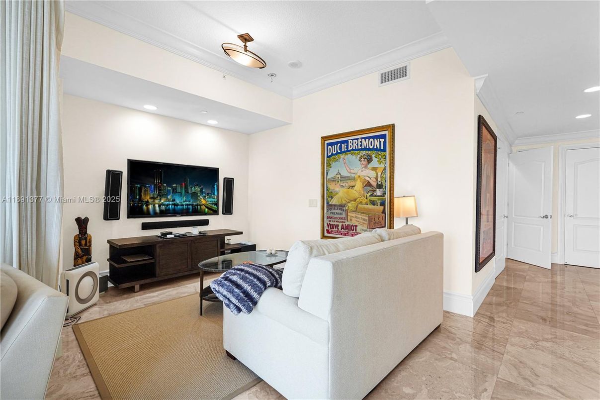 Interior, Living room, Recessed Lighting