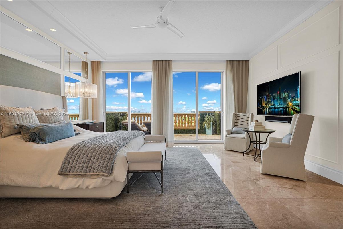 Bedroom, Chandelier, Interior, Recessed Lighting, Water