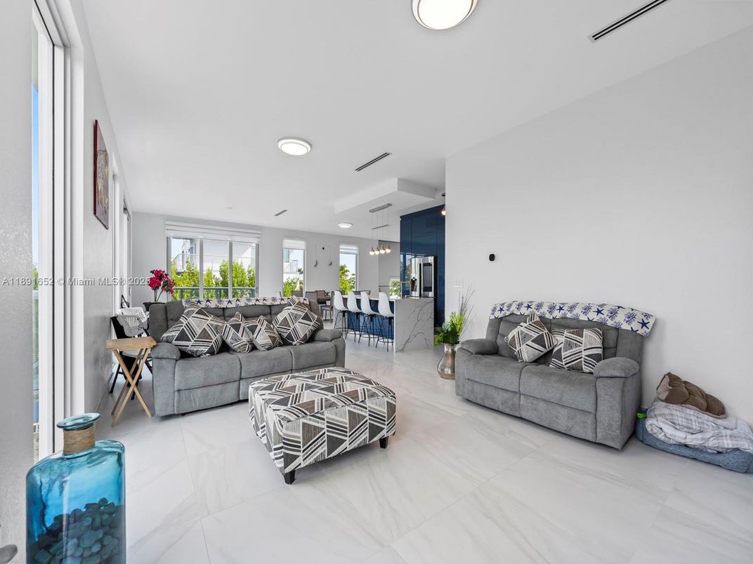 Interior, Living room, Recessed Lighting