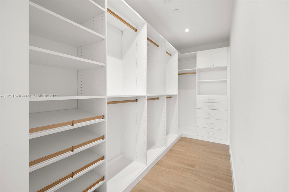 Interior, Recessed Lighting, Walk-in Closets, Wood Texture Flooring