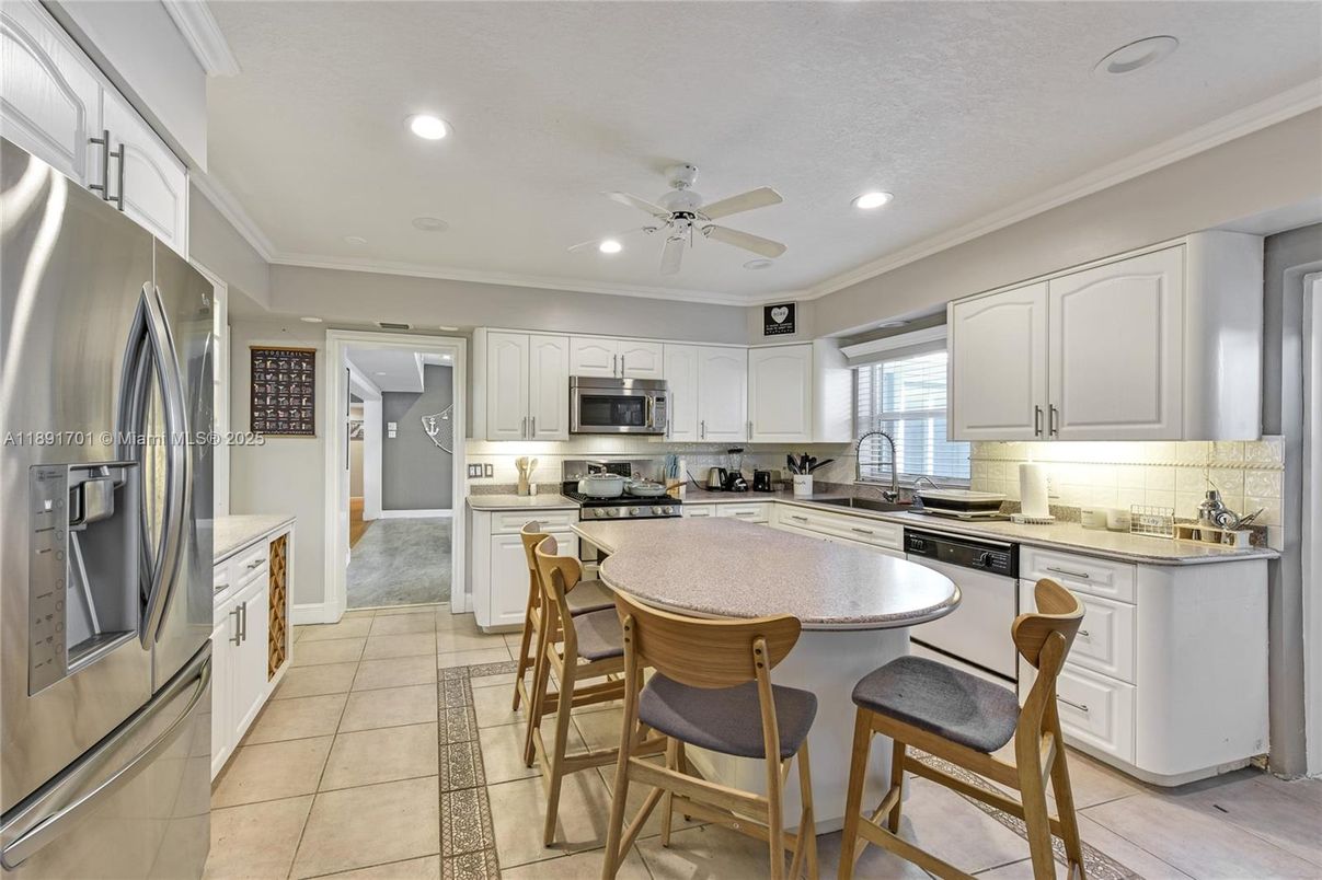 Interior, Kitchen, Recessed Lighting, Stainless Steel Appliances