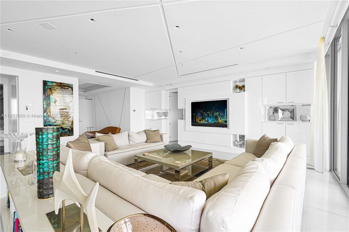 Interior, Living room, Recessed Lighting