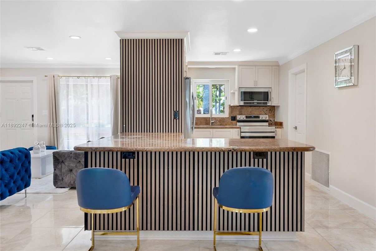 Interior, Kitchen, Recessed Lighting, Stainless Steel Appliances