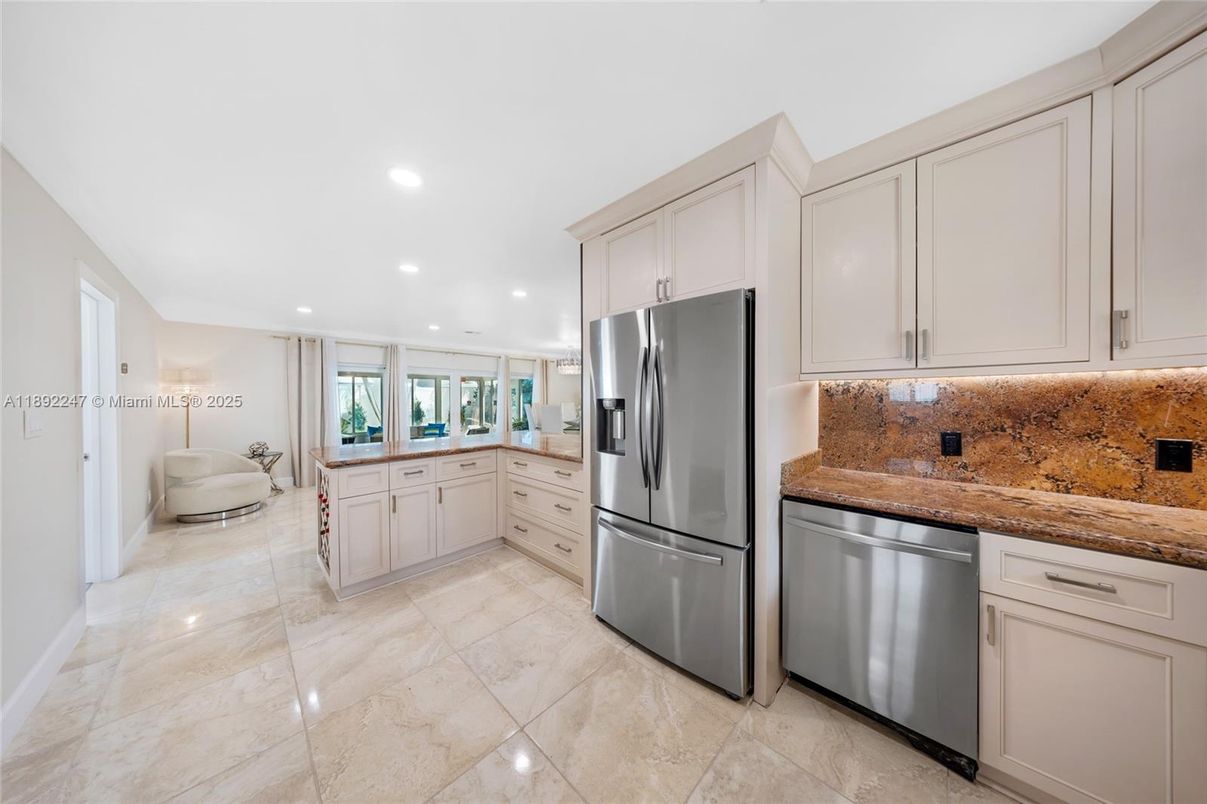 Interior, Kitchen, Recessed Lighting, Stainless Steel Appliances