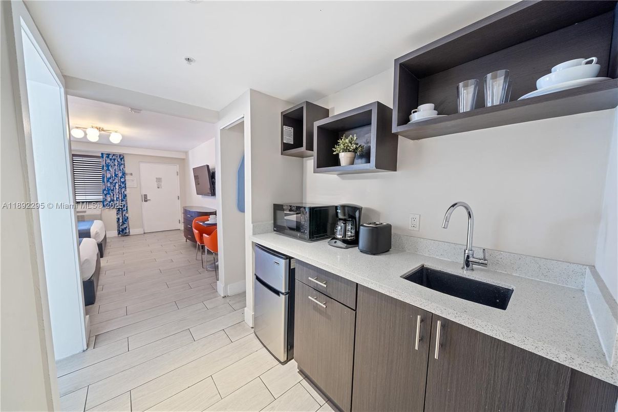 Interior, Kitchen, Wood Texture Flooring