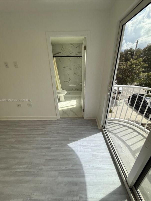 Bathroom, Interior, Marble Walls, Wood Texture Flooring
