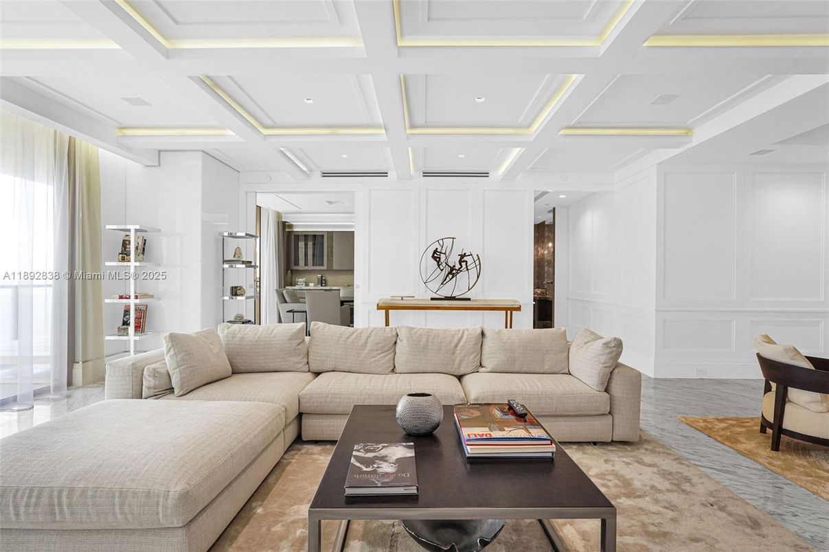 Interior, Living room, Recessed Lighting