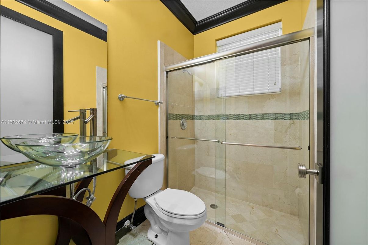 Bathroom, Glass Shower, Interior