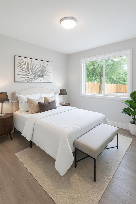 Bedroom, Interior, Wood Texture Flooring