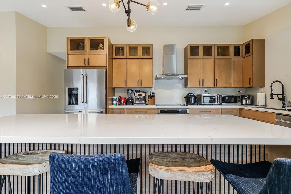 Interior, Kitchen, Recessed Lighting, Stainless Steel Appliances