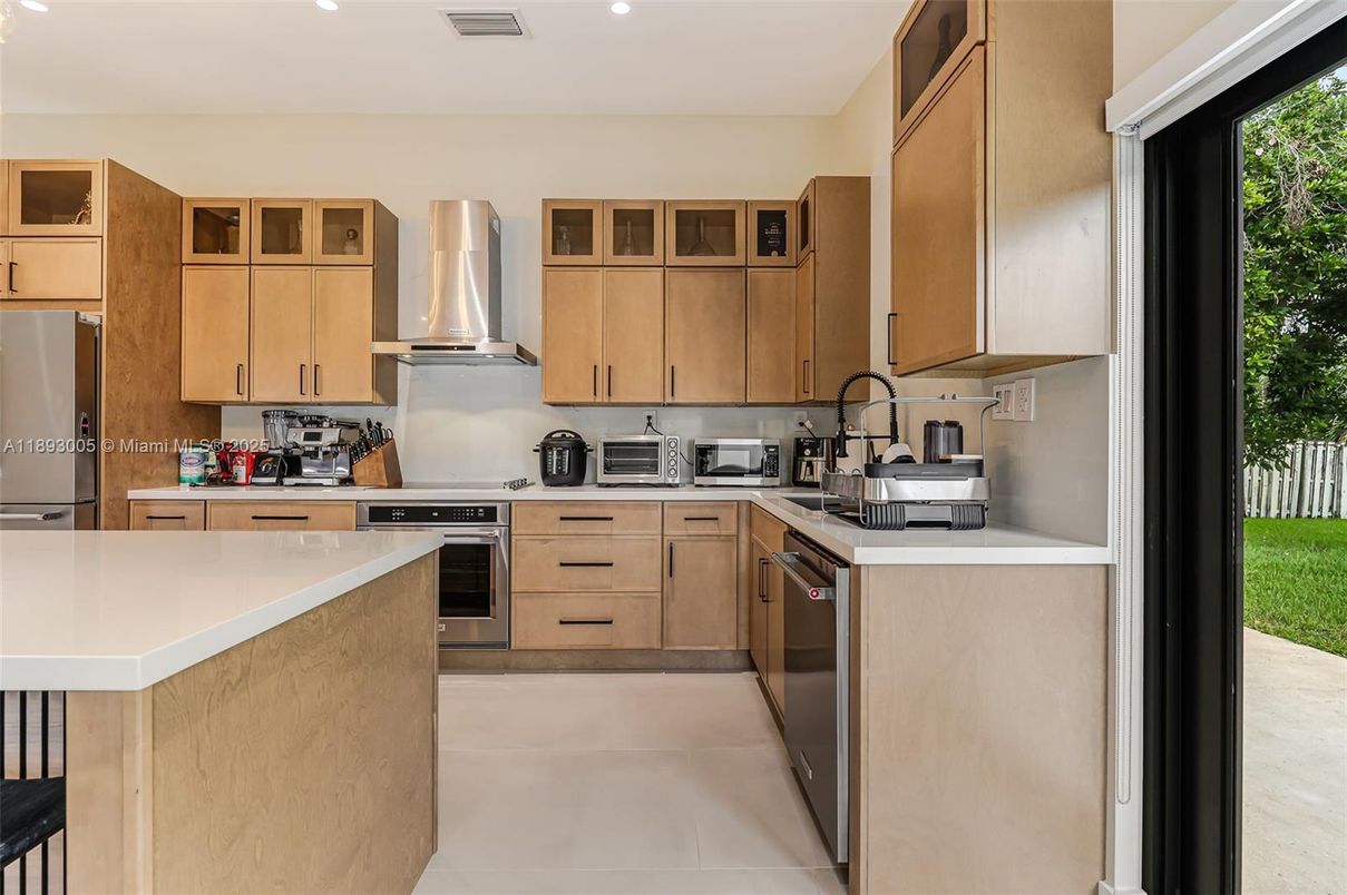 Interior, Kitchen, Recessed Lighting, Stainless Steel Appliances