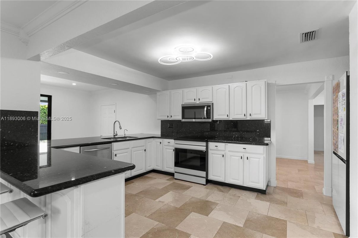 Interior, Kitchen, Recessed Lighting, Stainless Steel Appliances
