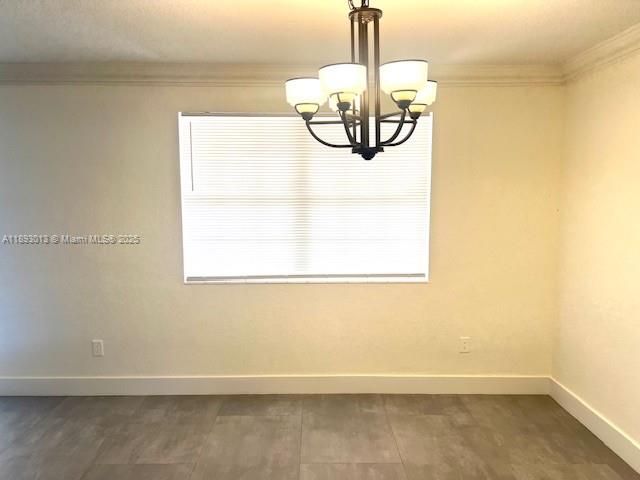 Chandelier, Empty room, Interior