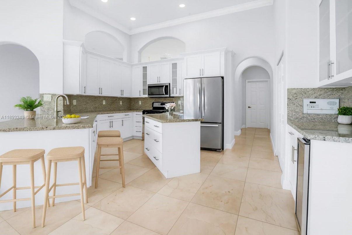 Interior, Kitchen, Recessed Lighting, Stainless Steel Appliances