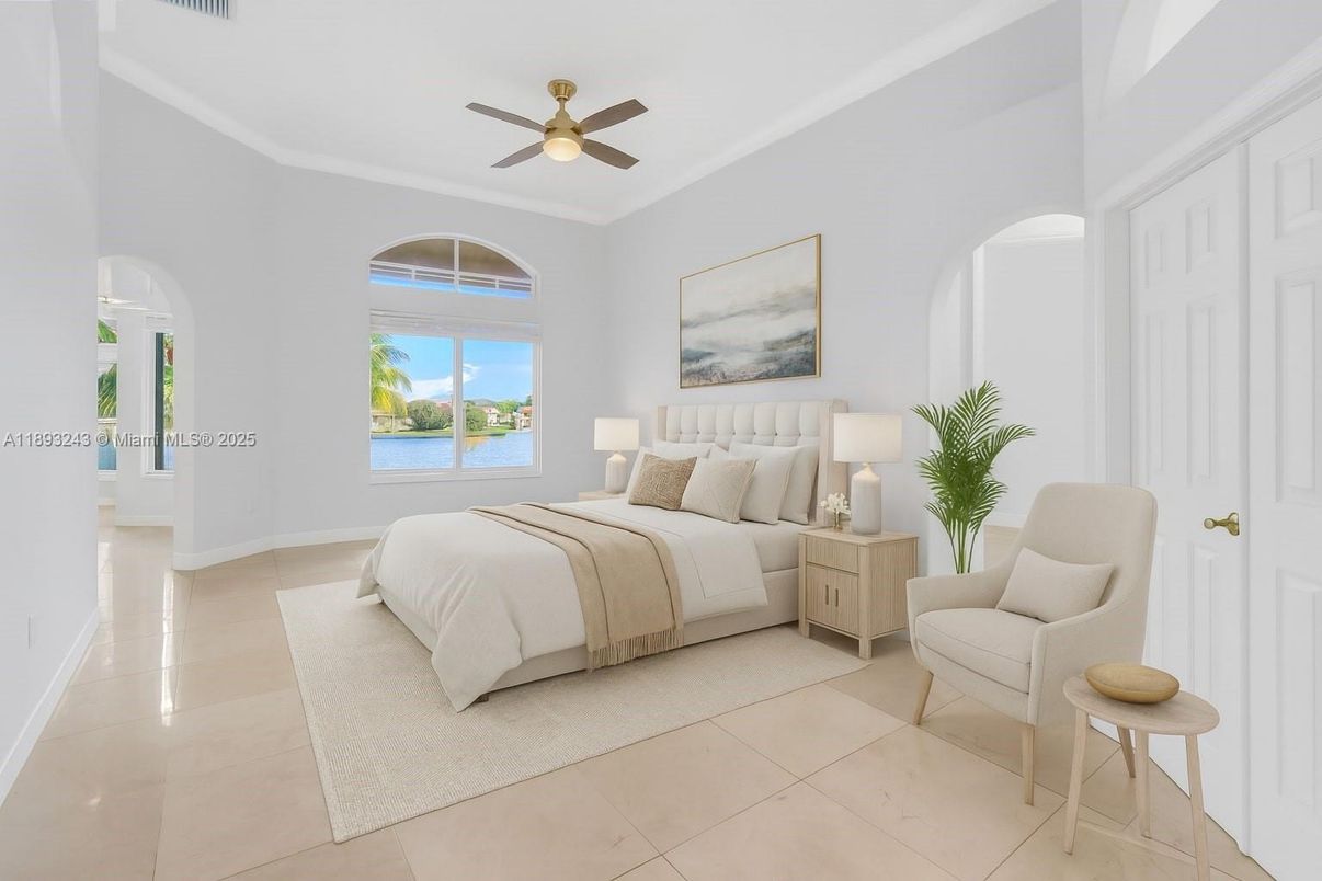 Bedroom, Interior, Water