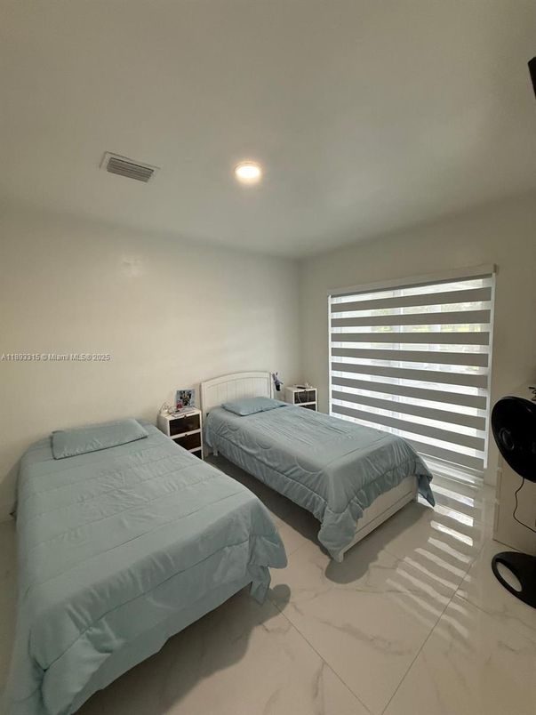 Bedroom, Interior, Marble, Recessed Lighting